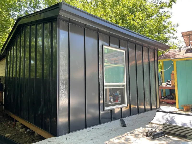 Black standing seam metal wall panels for Roof Inspection in West Cocalico