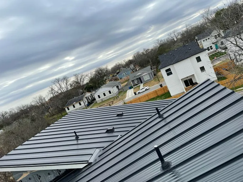 Standing seam metal roof panels with vents for Skylight Repair in West Cocalico